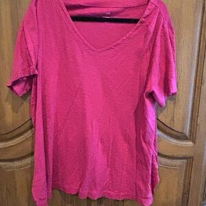 J. Jill Relaxed Pink Short Sleeve Tee